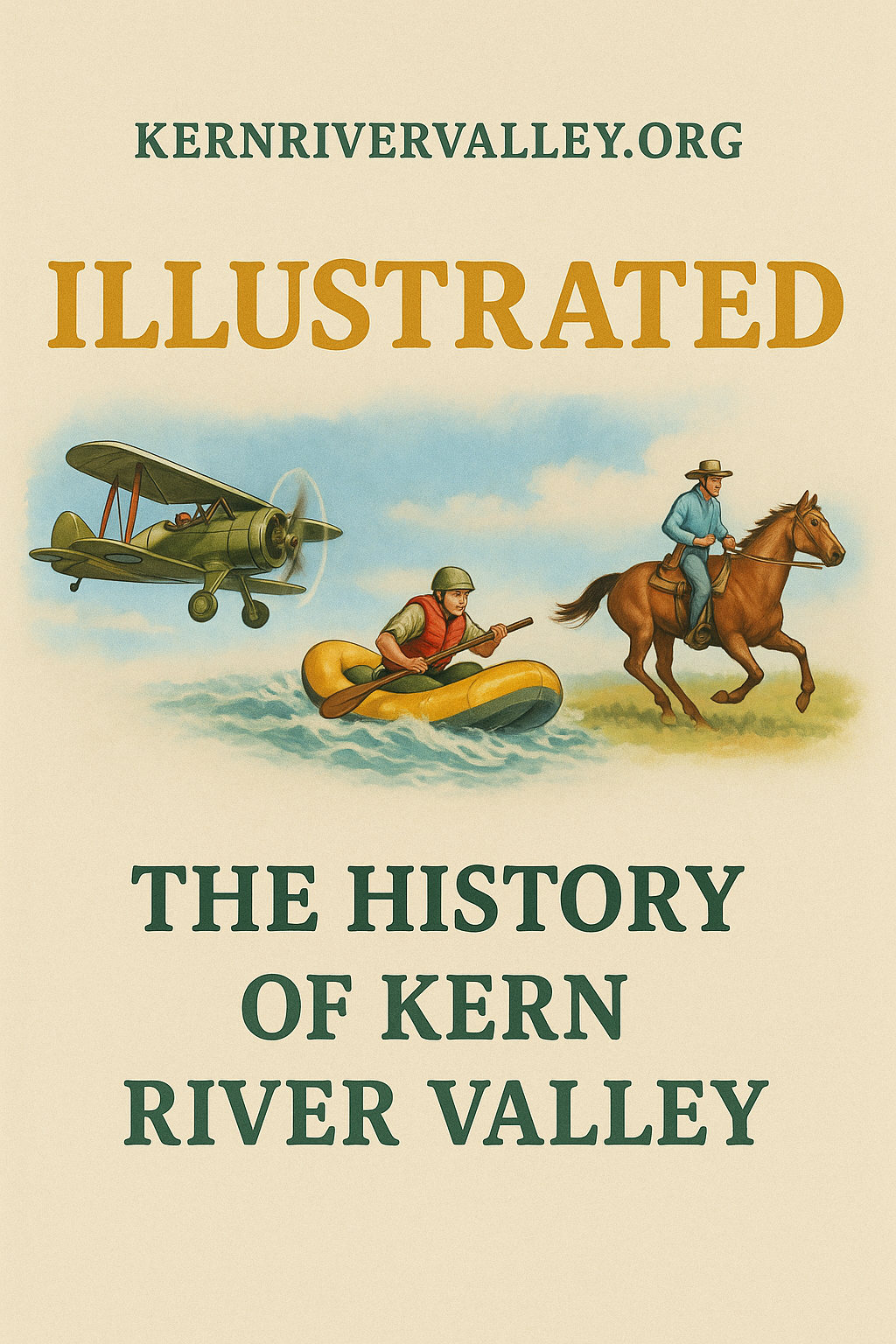 Flyer showing Kern River Valley History